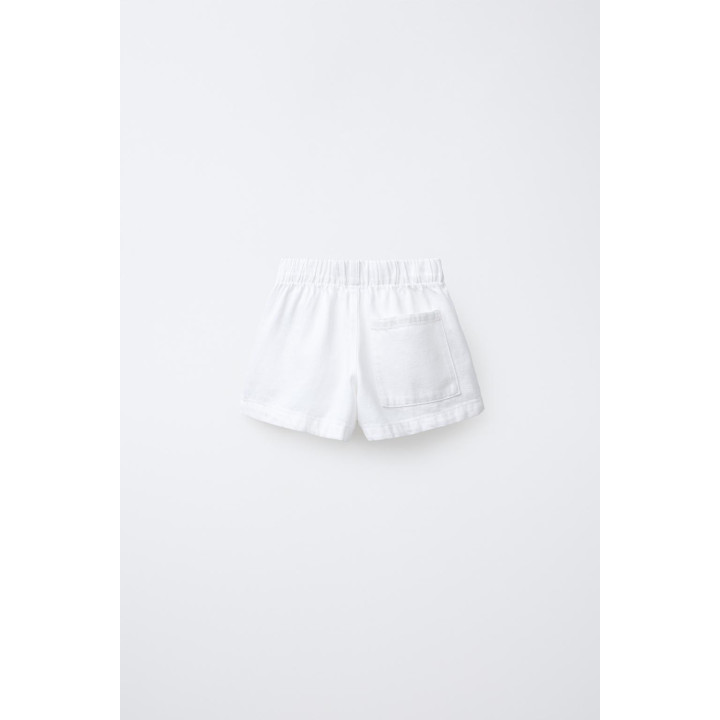 ДЖИНСОВЫЕ ШОРТЫ С ЭЛАСТИЧНЫМ ПОЯСОМ