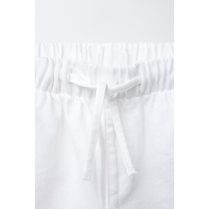 ДЖИНСОВЫЕ ШОРТЫ С ЭЛАСТИЧНЫМ ПОЯСОМ