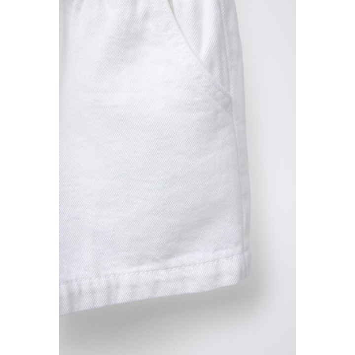 ДЖИНСОВЫЕ ШОРТЫ С ЭЛАСТИЧНЫМ ПОЯСОМ