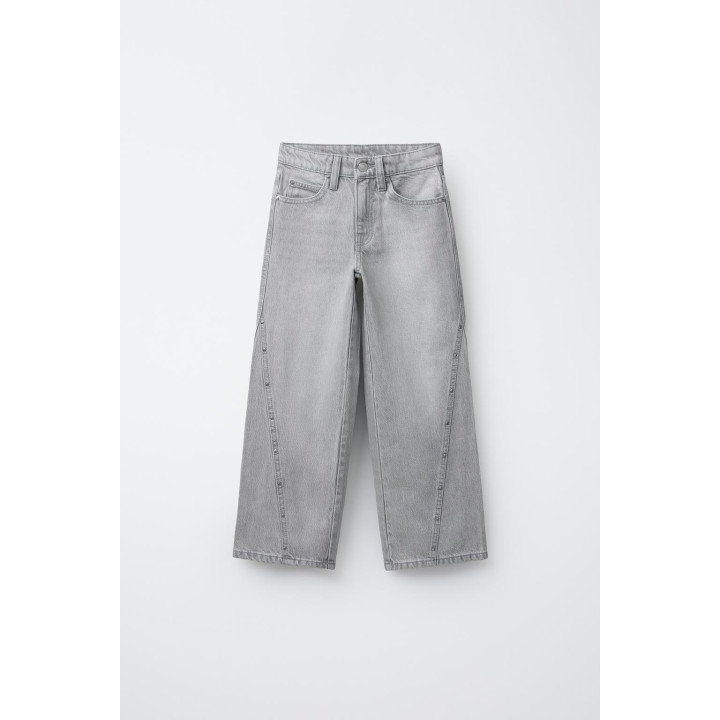 ДЖИНСЫ WIDE LEG СО ЗВЕЗДАМИ