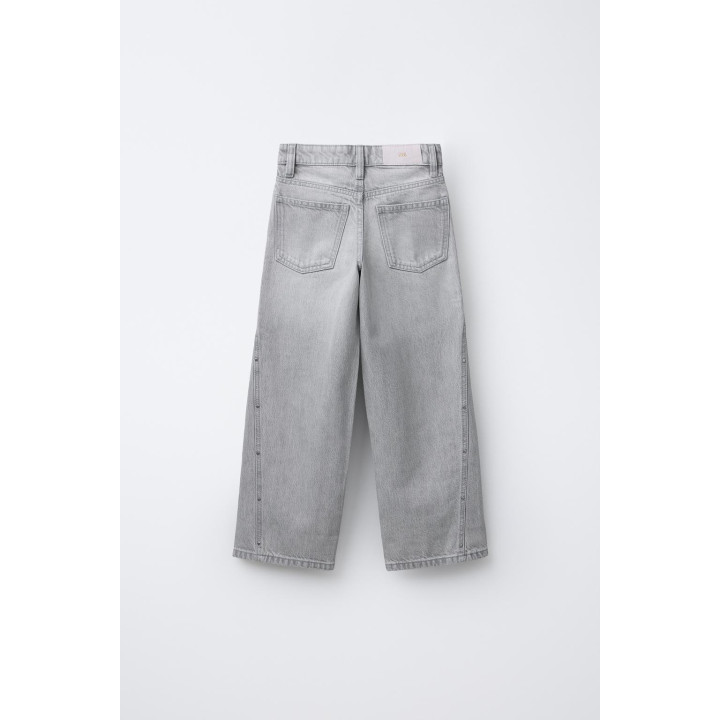 ДЖИНСЫ WIDE LEG СО ЗВЕЗДАМИ