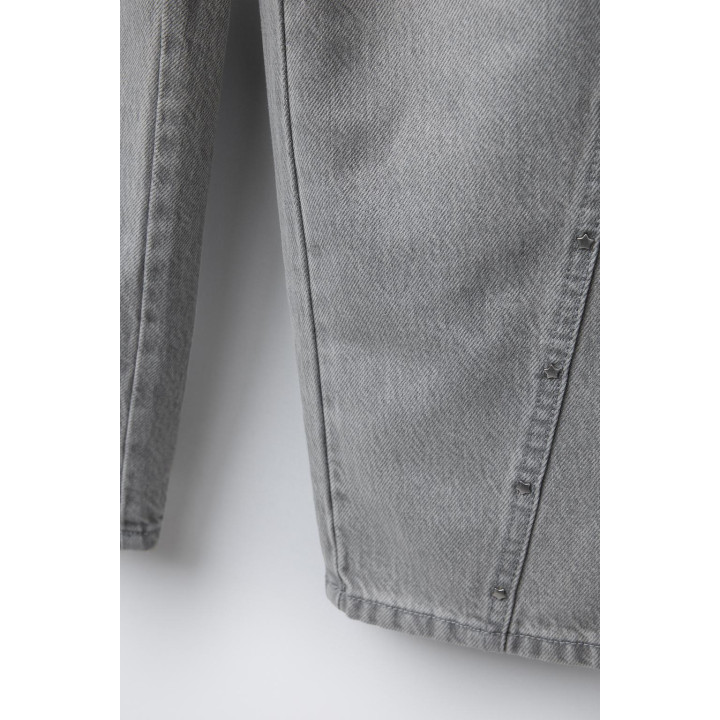 ДЖИНСЫ WIDE LEG СО ЗВЕЗДАМИ