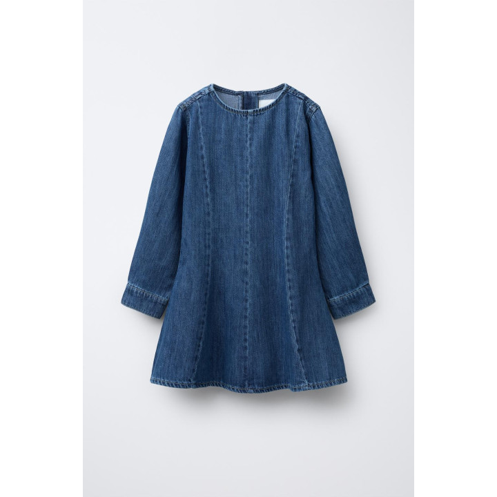 ДЖИНСОВОЕ ПЛАТЬЕ С РАЗРЕЗАМИ