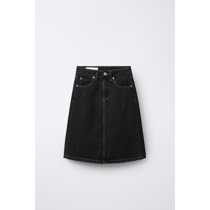 ДЖИНСОВАЯ ЮБКА-МИДИ