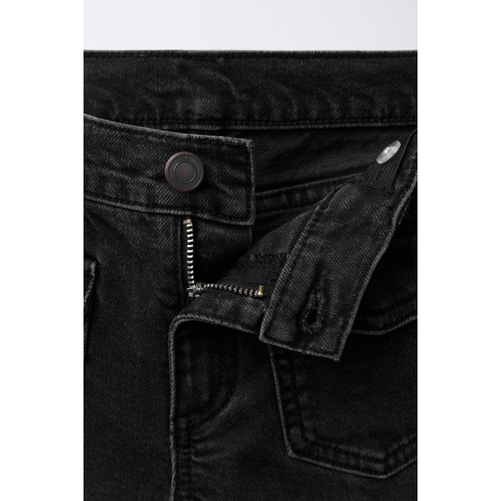 ДЖИНСЫ-КЛЕШ С КАРМАНАМИ