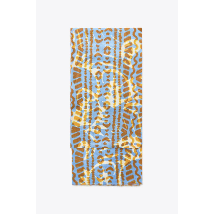 ХЛОПКОВЫЙ ШАРФ С ПРИНТОМ