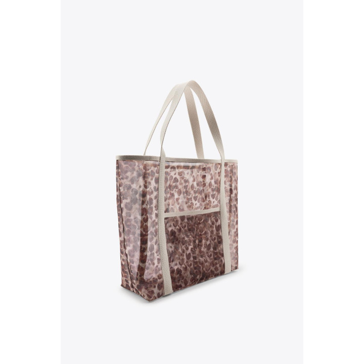 БОЛЬШАЯ СУМКА-ШОПЕР С АНИМАЛИСТИЧЕСКИМ ПРИНТОМ