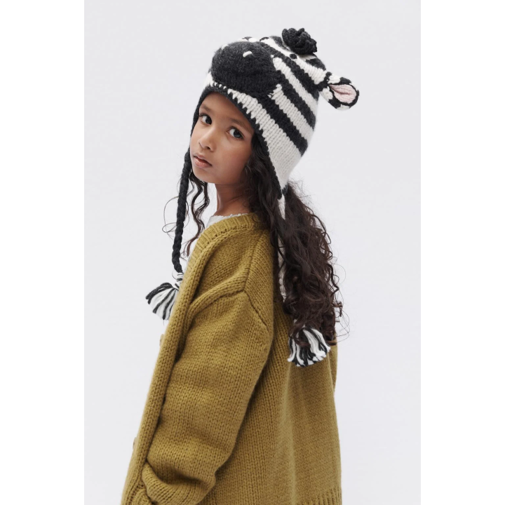 100% шерстяной шапка зебра limited edition