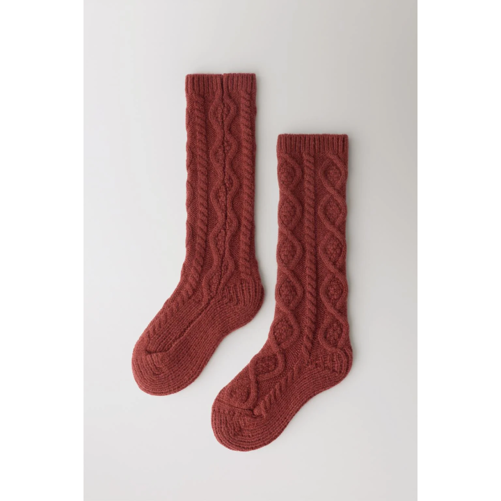 Длинные вязаные носки из 100% шерсти  лимитированная коллекция