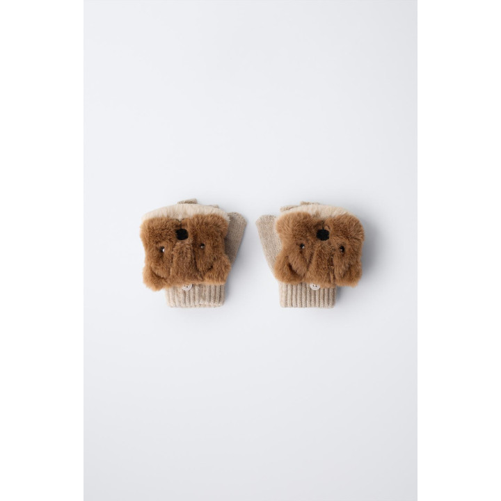 МИТЕНКИ ИЗ ИСКУССТВЕННОГО МЕХА «БОБЕР»