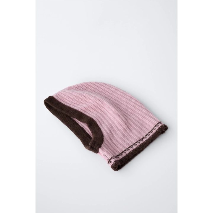 Вязаная балаклава из 100% шерсти коллекции лыжного сезона