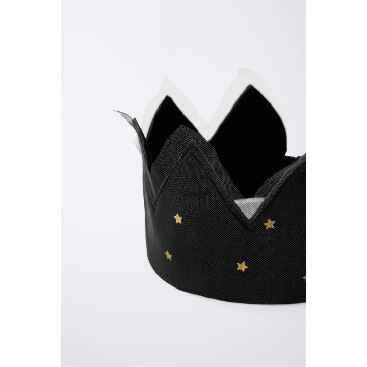 Корона из тюля со звездным принтом