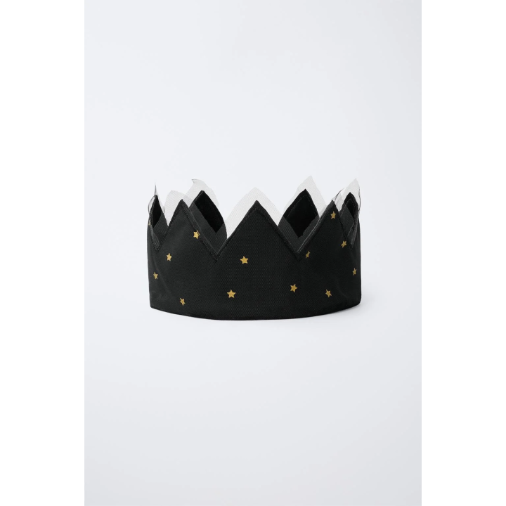 Корона из тюля со звездным принтом