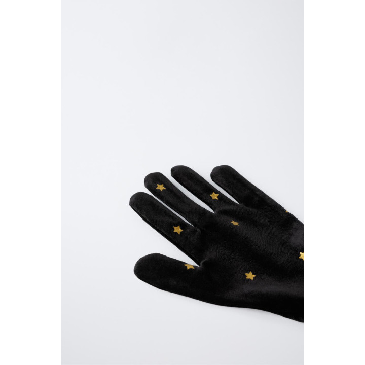 БАРХАТНЫЕ ПЕРЧАТКИ ДЛЯ КОСТЮМА ВЕДЬМЫ