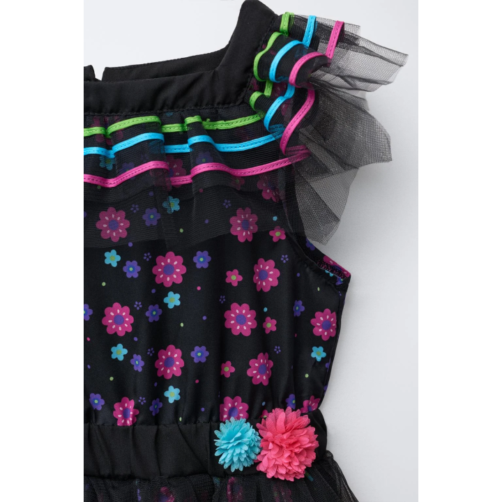 КОСТЮМ, ПЛАТЬЕ С ЦВЕТАМИ