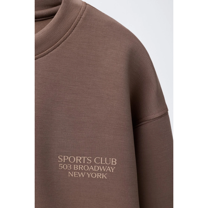 ТОЛСТОВКА С НАДПИСЬЮ ИЗ МОДАЛА