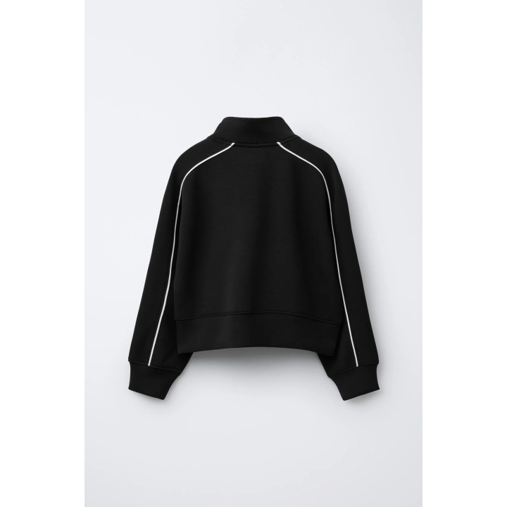 ТОЛСТОВКА ИЗ МОДАЛА С КОНТРАСТНОЙ ОКАНТОВКОЙ