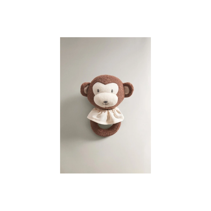 BABY MONKEY SOFT TOY RATTLE