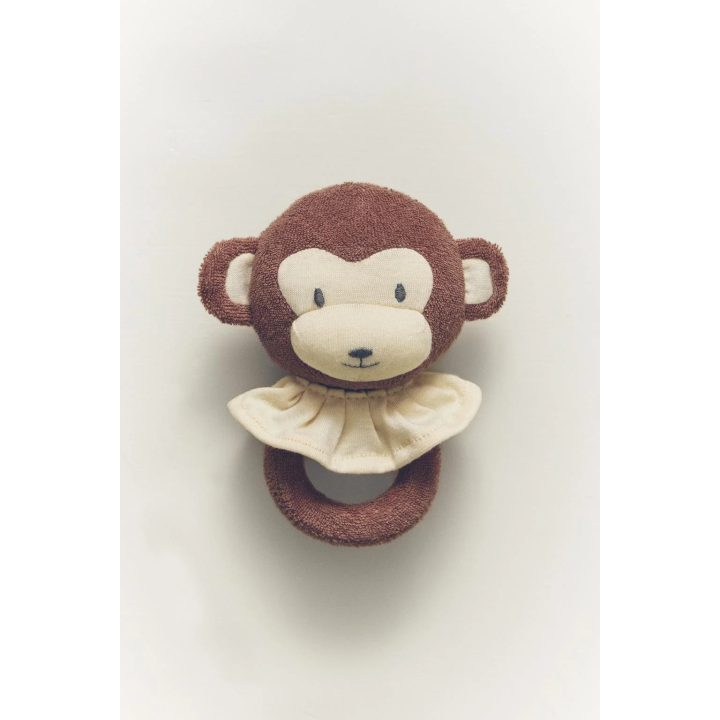 BABY MONKEY SOFT TOY RATTLE