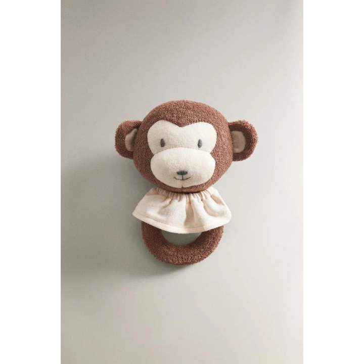 BABY MONKEY SOFT TOY RATTLE