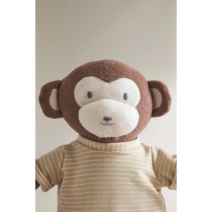 Детская музыкальная мягкая игрушка обезьянка