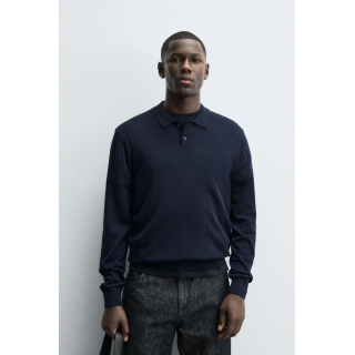 ТРИКОТАЖНОЕ ПОЛО ИЗ 100% ШЕРСТИ