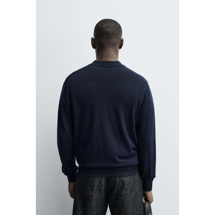 ТРИКОТАЖНОЕ ПОЛО ИЗ 100% ШЕРСТИ