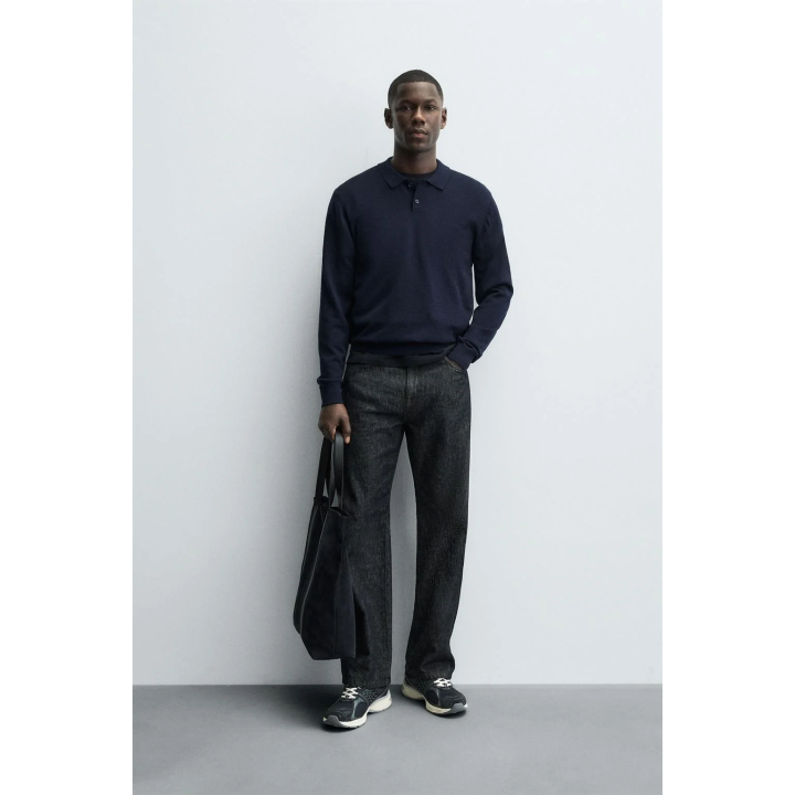 ТРИКОТАЖНОЕ ПОЛО ИЗ 100% ШЕРСТИ