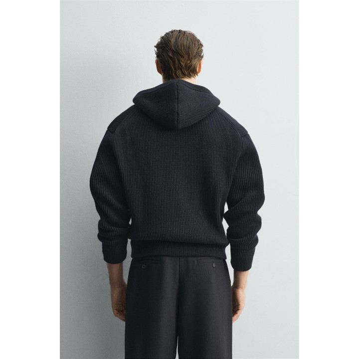 УКОРОЧЕННЫЙ КАРДИГАН С КАПЮШОНОМ — LIMITED EDITION