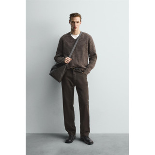 ДЖЕМПЕР В РУБЧИК С V-ОБРАЗНЫМ ВЫРЕЗОМ — LIMITED EDITION