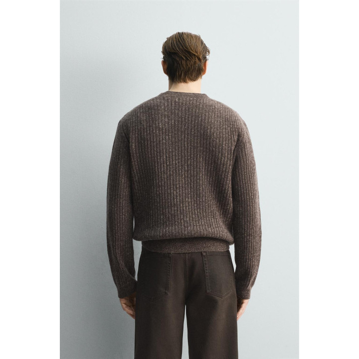 ДЖЕМПЕР В РУБЧИК С V-ОБРАЗНЫМ ВЫРЕЗОМ — LIMITED EDITION