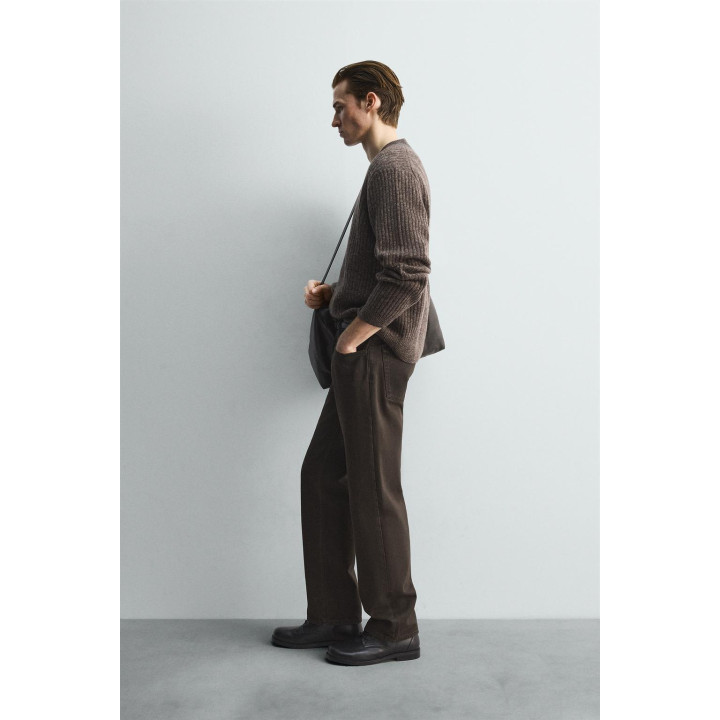 ДЖЕМПЕР В РУБЧИК С V-ОБРАЗНЫМ ВЫРЕЗОМ — LIMITED EDITION