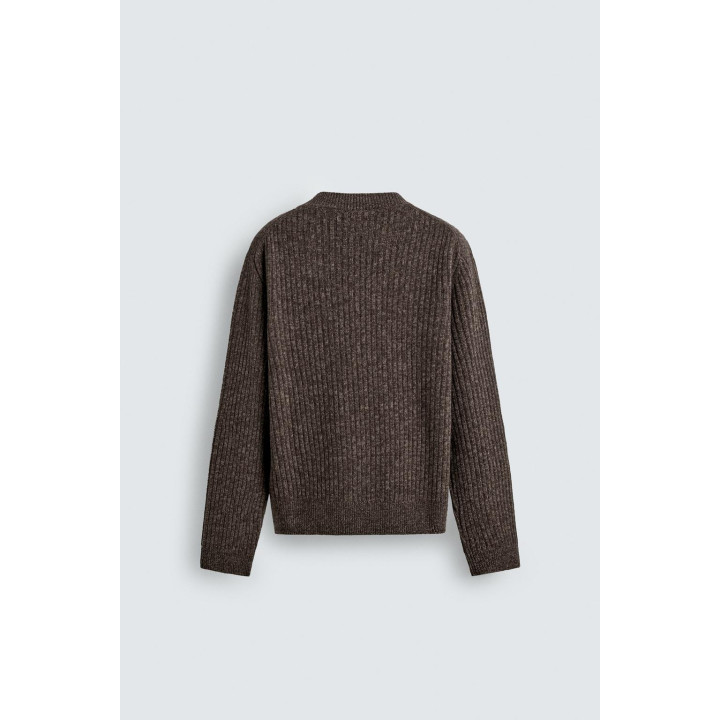 ДЖЕМПЕР В РУБЧИК С V-ОБРАЗНЫМ ВЫРЕЗОМ — LIMITED EDITION