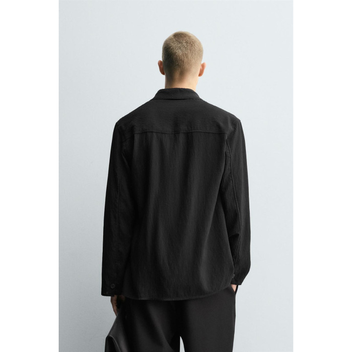 РУБАШКА-КИМОНО ИЗ РЕЛЬЕФНОЙ ТКАНИ