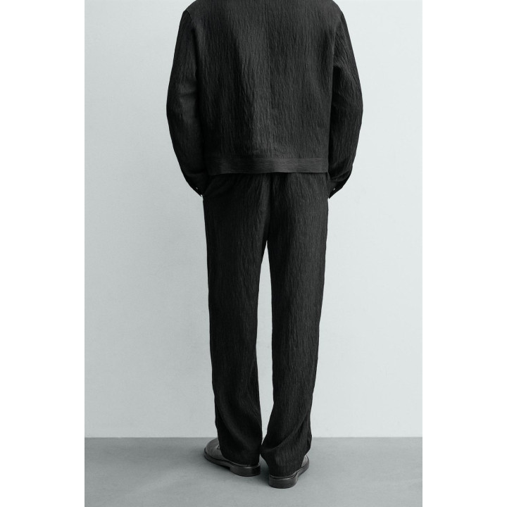 БРЮКИ REGULAR FIT С НЕРОВНОЙ СТРУКТУРОЙ