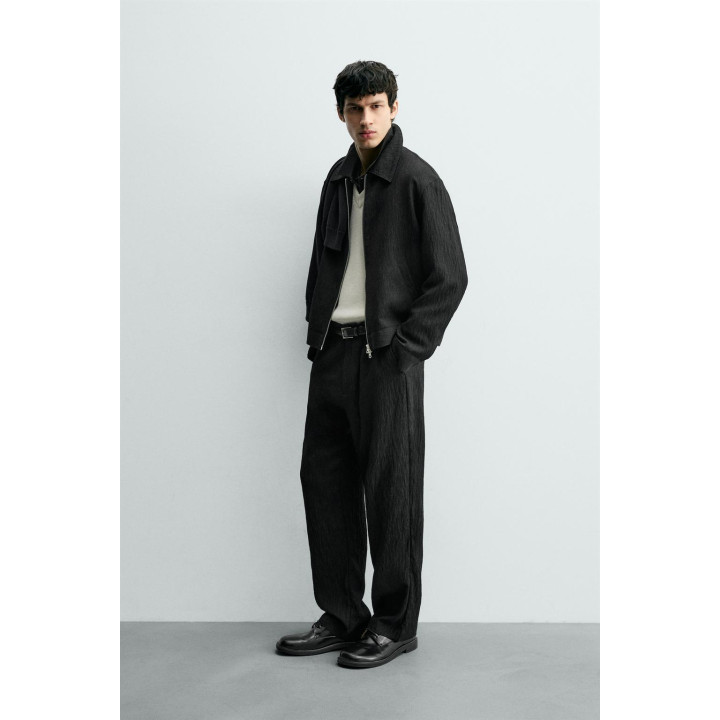 БРЮКИ REGULAR FIT С НЕРОВНОЙ СТРУКТУРОЙ