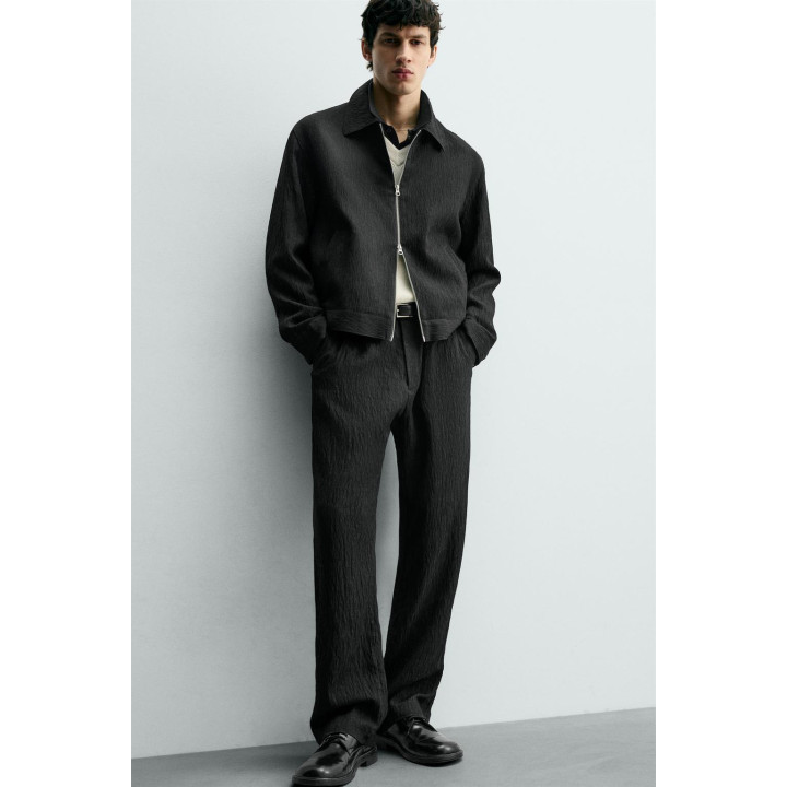 БРЮКИ REGULAR FIT С НЕРОВНОЙ СТРУКТУРОЙ