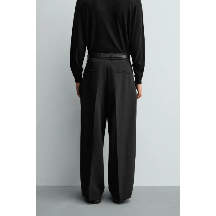 БРЮКИ WIDE FIT СО СКЛАДКАМИ