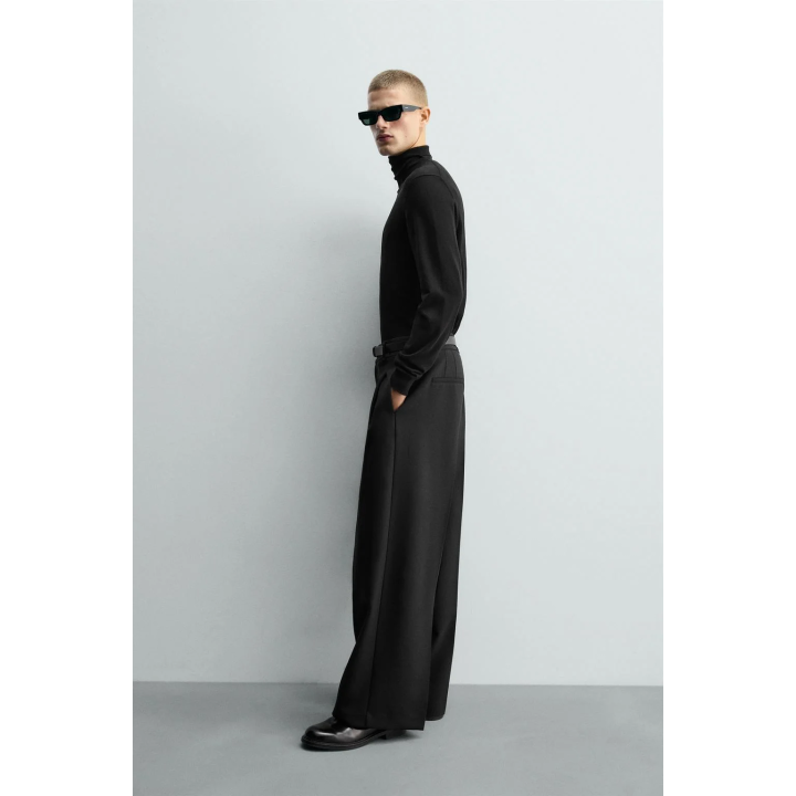 БРЮКИ WIDE FIT СО СКЛАДКАМИ