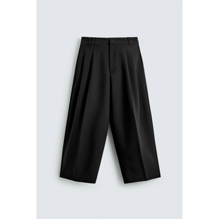 БРЮКИ WIDE FIT СО СКЛАДКАМИ