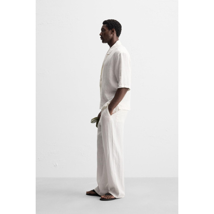 БРЮКИ RELAXED FIT ИЗ 100% ЛЬНА