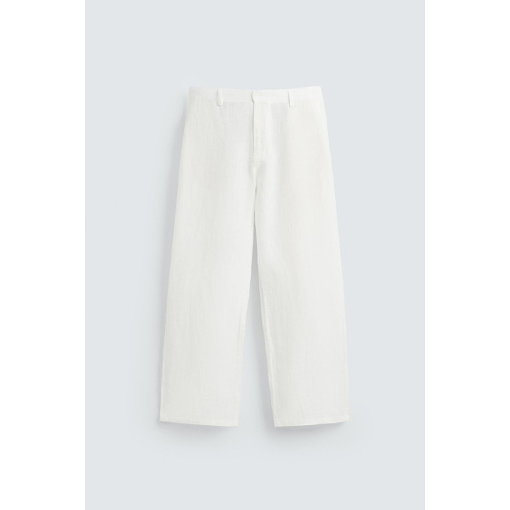 БРЮКИ RELAXED FIT ИЗ 100% ЛЬНА