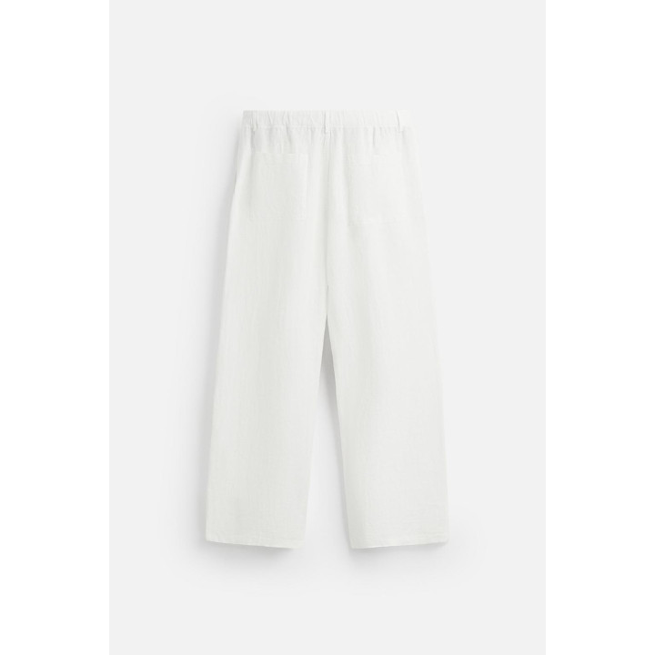 БРЮКИ RELAXED FIT ИЗ 100% ЛЬНА