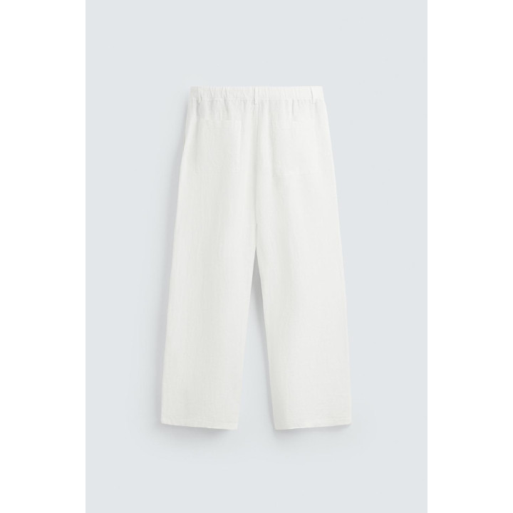 БРЮКИ RELAXED FIT ИЗ 100% ЛЬНА