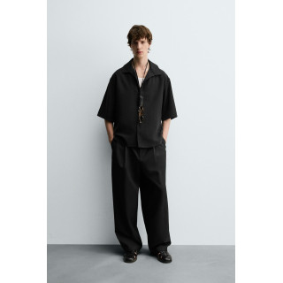 РУБАШКА RELAXED FIT ИЗ СТРУЯЩЕЙСЯ ТКАНИ