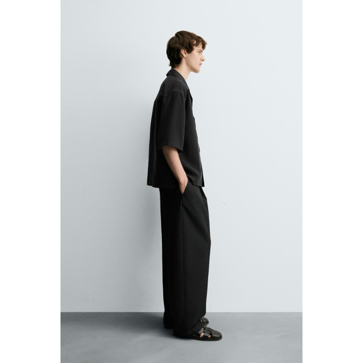 РУБАШКА RELAXED FIT ИЗ СТРУЯЩЕЙСЯ ТКАНИ