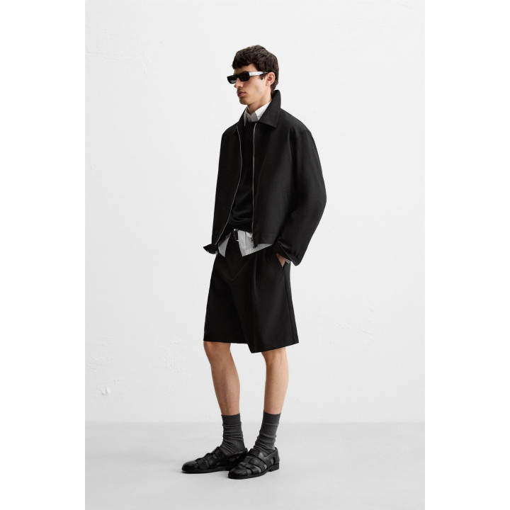 ШОРТЫ-БЕРМУДЫ RELAXED FIT СО СКЛАДКАМИ