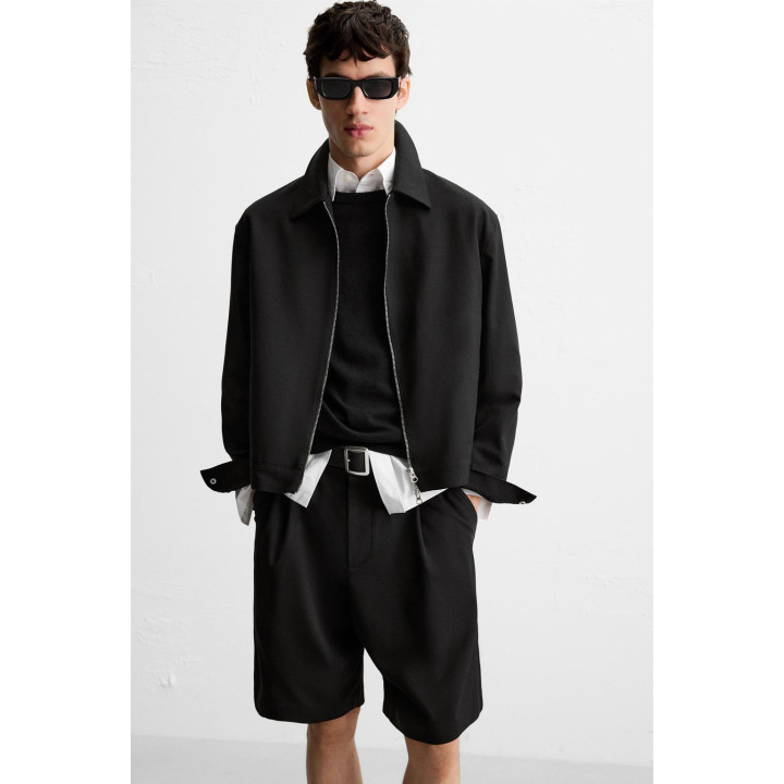 ШОРТЫ-БЕРМУДЫ RELAXED FIT СО СКЛАДКАМИ