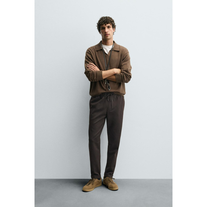 БРЮКИ EASY CARE С ПОЯСОМ НА ШНУРКЕ