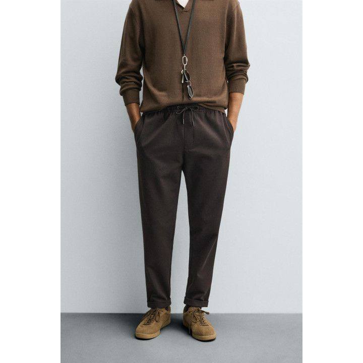 БРЮКИ EASY CARE С ПОЯСОМ НА ШНУРКЕ